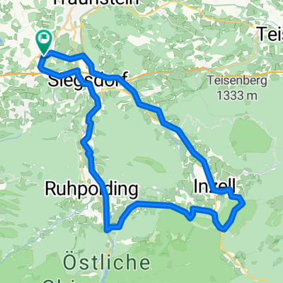 Vachendorf - Inzell - Falkenstein - Ruhpolding - Siegsdorf - Vachendorf