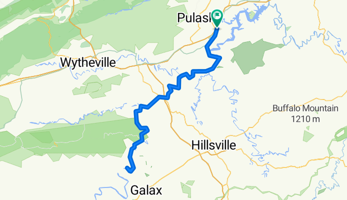 New River Trial Longest Route