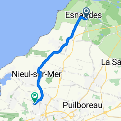 79 Rue de l'Église, Esnandes to 10–14 Chemin du Bois, Lagord