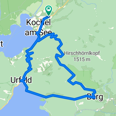 Kochelsee - Jochberg - Walchensee - Runde