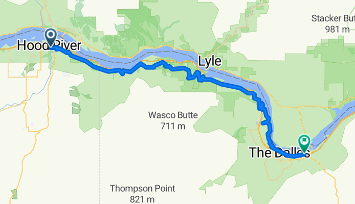 Hood River to the Dalles