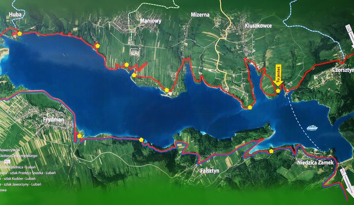 Foto 1 der Bikemap-Route "Widokowy wokół Jeziora Czorsztynskiego"