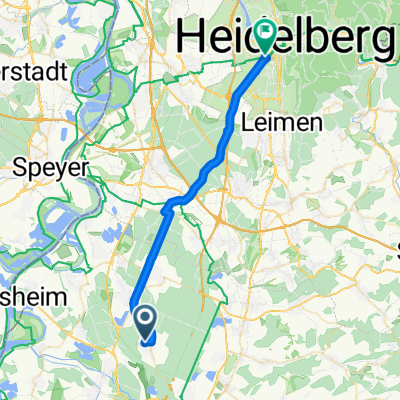 Brahmsweg 8, Hambrücken nach Langer Anger 7, Heidelberg