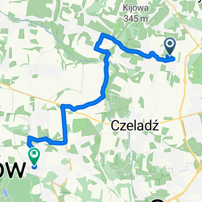Fryderyka Chopina 38-40, Będzin do Władysława Jagiełły 5B, Siemianowice Śląskie