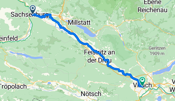Sachsenburg - Villach