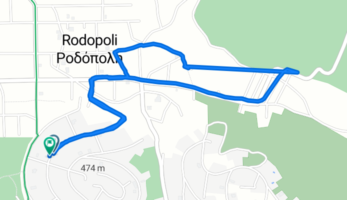 Efterpis 60–72, Rodopoli to Efterpis 69–87, Rodopoli