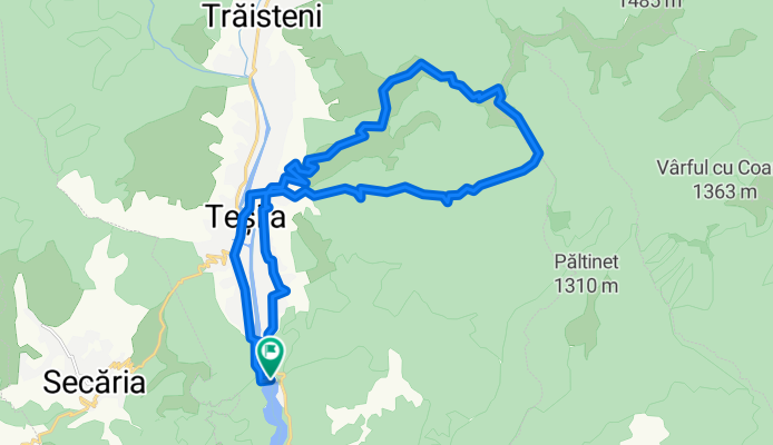 Atra - Vf. Clăbucet - Vf. Negrașu