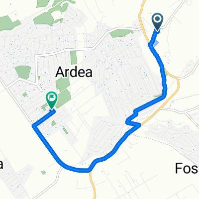 Da Via Nazareno Strampelli 10, Ardea a Via Nuoro 43, Ardea