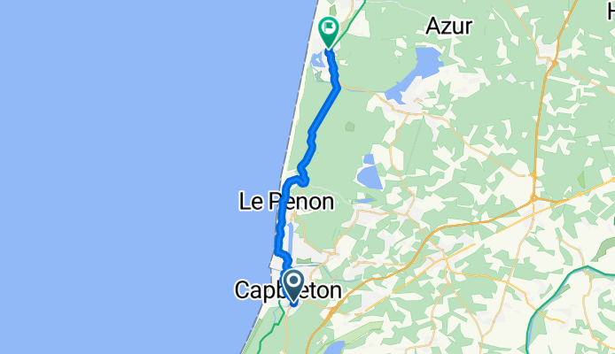 De 5 Boulevard des Cigales, Capbreton à 1 Rue des Écoles, Vieux-Boucau-les-Bains