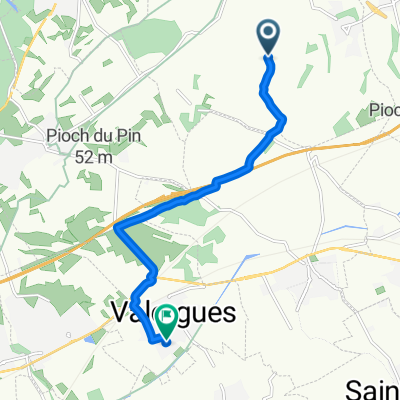 De Chemin des Coustoulis, Saint-Christol à 105 Rue de l'Épi, Valergues