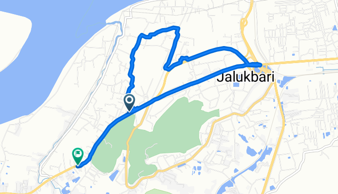 Assam Forest School, Guwahati to Goalpara - Guwahati Road