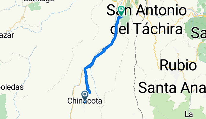 De Carrera 4 3-36, Chinácota a Calle 10, Cúcuta
