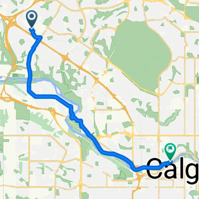 18 Arbour Grove Close NW, Calgary to 1049–1089 Memorial Dr NW, Calgary
