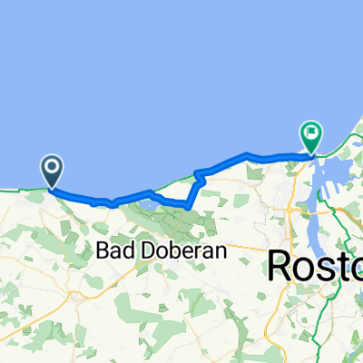 Cubanzestraße 66B, Kühlungsborn nach Am Bahnhof 9, Rostock