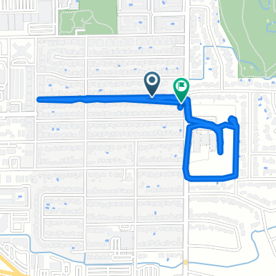 2521 NW 59th St, Oklahoma City to 2500 NW 59th St, Oklahoma City