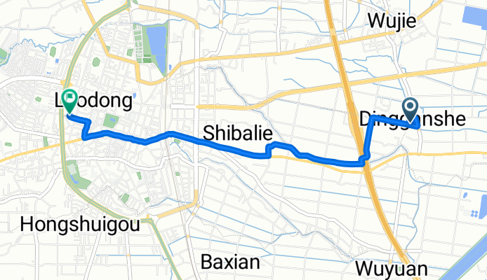 No. 16 Wujie Central Road Section 1 Lane 111 Alley 3, Wujie Township to No. 210 Minquan Road, Luodong Township