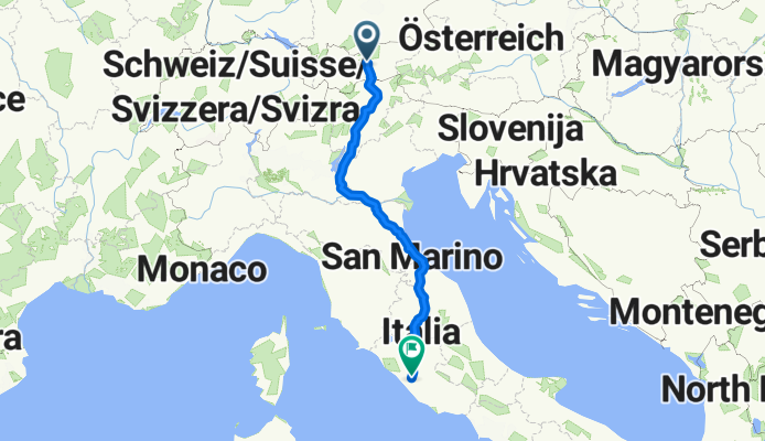 Innsbruck - Mantua - Rom