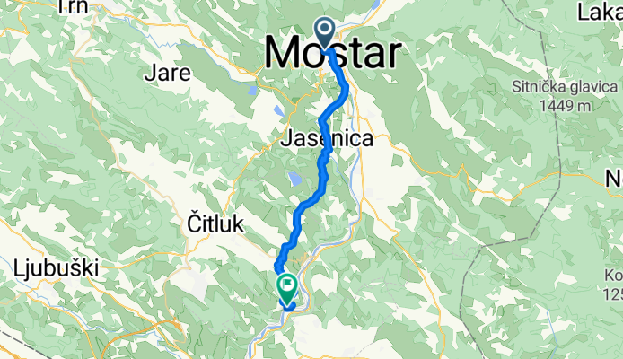 Mostar Krucevici brdom