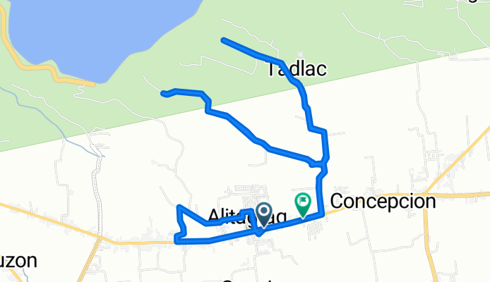 Unnamed Road, Alitagtag to Unnamed Road, Alitagtag