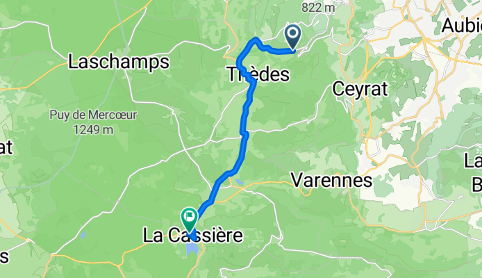 De D767, Saint-Gènes-Champanelle à La Cassière 5, Aydat