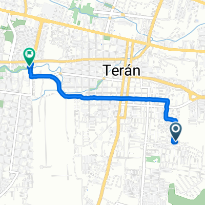 De Andador Comitán 8, Tuxtla Gutiérrez a Avenida Tercera NP 4, Tuxtla Gutiérrez