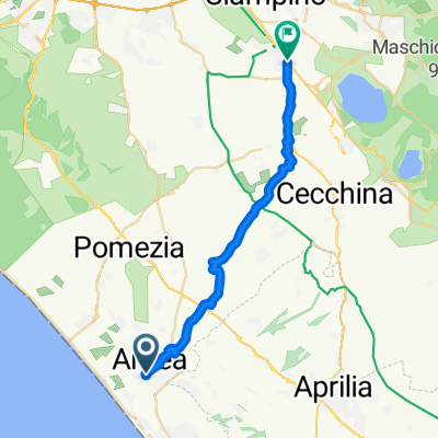 Da Via Pesaro 3, Ardea a Via Nettunense 4, Marino