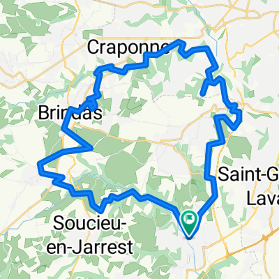 De David et Fabien boucle brignais soucieux Messimy brindas Craponne Francheville Chaponost brignais