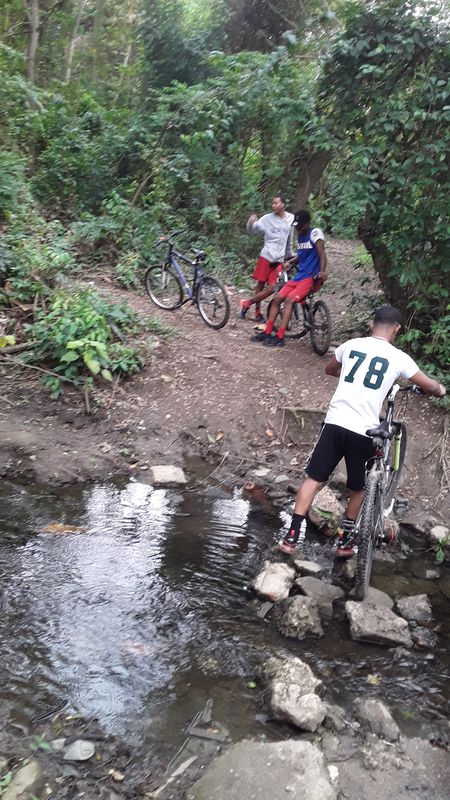 Paseo lento en las ruina