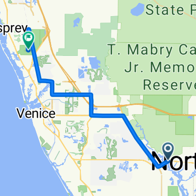 Lazy River Road 153, Venice to Oscar Scherer State Park 6202, Nokomis