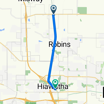 3142 County Home Rd, Marion to 95 E Willman St, Hiawatha