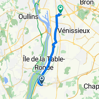 De 2 Rue de l'Ozon, Sérézin-du-Rhône à 33 Avenue du Docteur Georges Lévy, Vénissieux