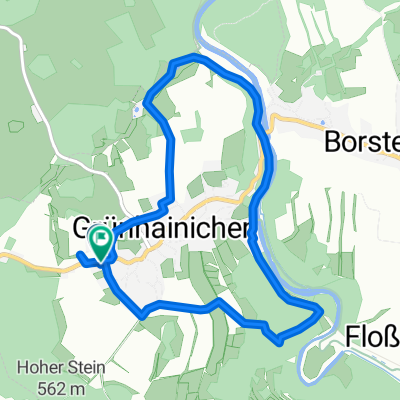 Am Wasserwerk 1, Grünhainichen nach Am Sportplatz 1, Grünhainichen