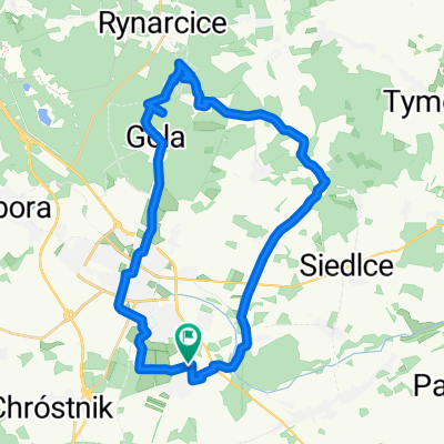 Lubin-osiek kierunek grzybowa góra MTB