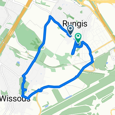 De 1 Allée des Septiers, Rungis à Chemin de Paray, Rungis