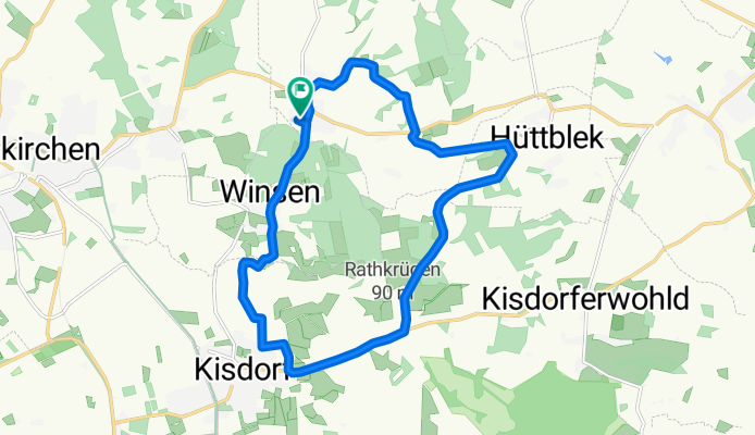 Kuhlen 5, Kattendorf nach Kuhlen 3, Kattendorf