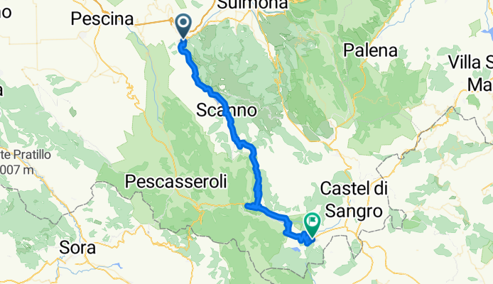 Anversa degli Abruzzi Alfedena (via Scanno)