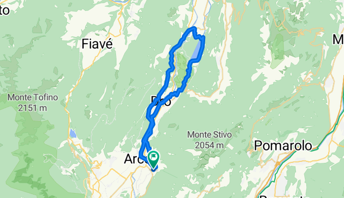 Arco - Marocche - lago di Cavedine e ritorno