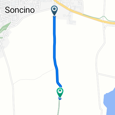 Da Via Gazzuoli 3, Soncino a Via Gazzuoli 4–6, Soncino
