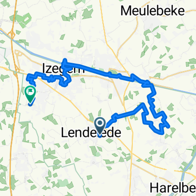 Stationsstraat 54, Lendelede naar Wolvenhofstraat 8, Izegem