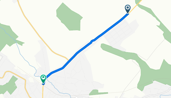Strada Sfântul Ioan Românul, Dorohoi to Strada Constantin Dobrogeanu-Gherea 45, Dorohoi