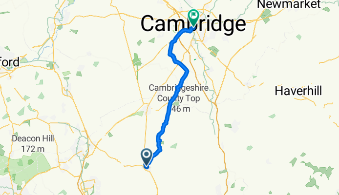 Buntingford to Cambridge 2 ( not Chapel Hill)
