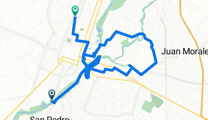 De Boulevard del Río, Cuautla a Calle Sureño Carranza 41C, Cuautla