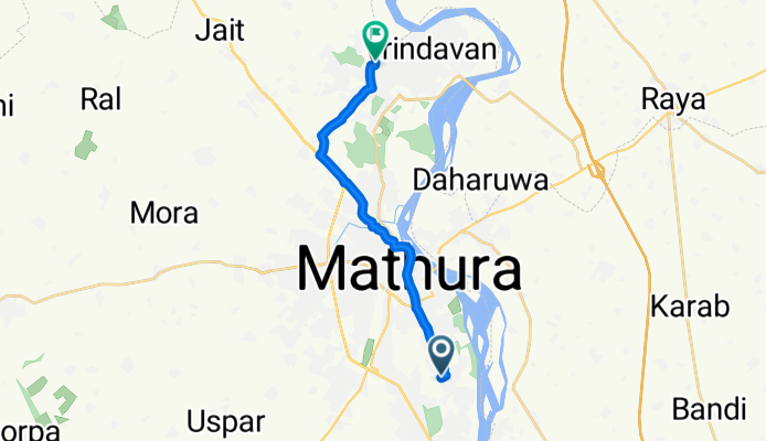 Veterinary College Road, Mai Mirzapur Khadar to Bhaktivedanta Swami Marg, Vrindavan