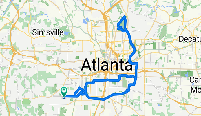 Westside Beltline to East Side Beltline RT