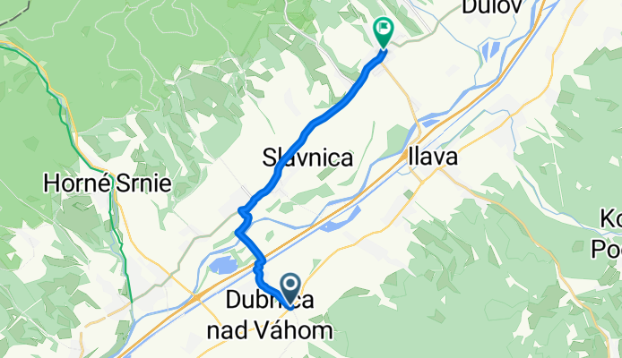 Dubnica n.V. - Bolešov - Bohunice - Pruské
