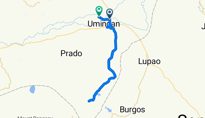 Umingan - San Quintin Road 104 to Unnamed Road, Umingan