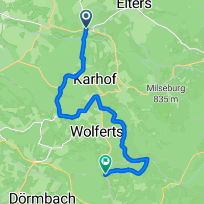 Anstieg zum zweiten Frühstück an der Steinwand