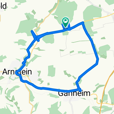 Rennstr.Arnst.-Gänheim u. zurück
