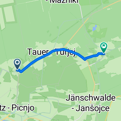 Schönhöher Straße 6, Turnow-Preilack nach Dorfstraße, Jänschwalde