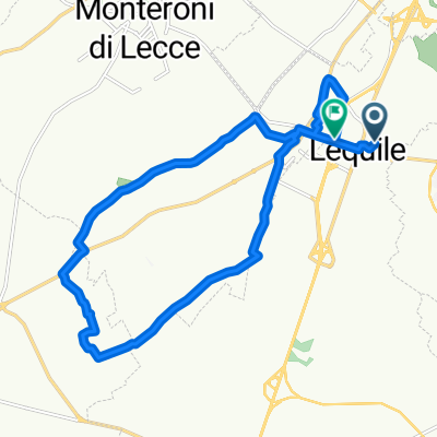 Da Via Piave 31, Lequile a Via San Pietro in Lama 97, Lequile